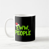 Christmas Eww People Mens Women Funny Santa Hat Gr Kaffeetasse (Links)