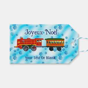 Christmas Express - Joyeux Noël Geschenkanhänger