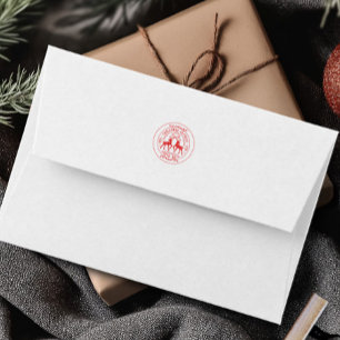 Christmas Express Red Classic Gummistempel