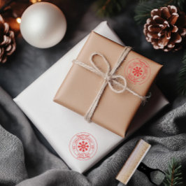 Christmas Express Red Classic Gummistempel