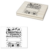 Christmas Express Special Delivery Santa Gummistempel (Stempel)