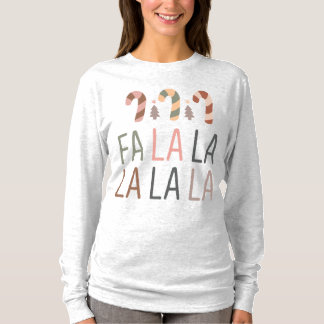 Christmas Fa La Basic Long Sleeve T - Shirt