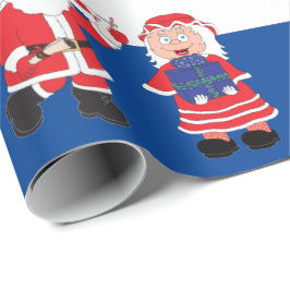 Christmas Fa La La La La La La La La La La Geschenkpapier