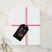 Christmas Fa la la la la mingo Essential Geschenkanhänger (Mit Garn)