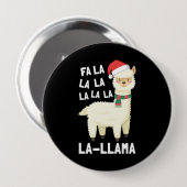 Christmas Fa La Llama Essential Button (Vorne & Hinten)