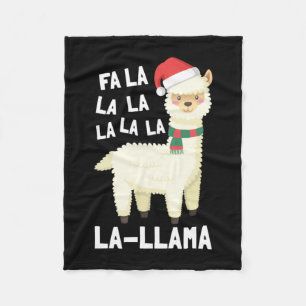Christmas Fa La Llama Essential Fleecedecke