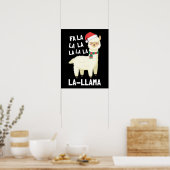 Christmas Fa La Llama Essential Poster (Küche)