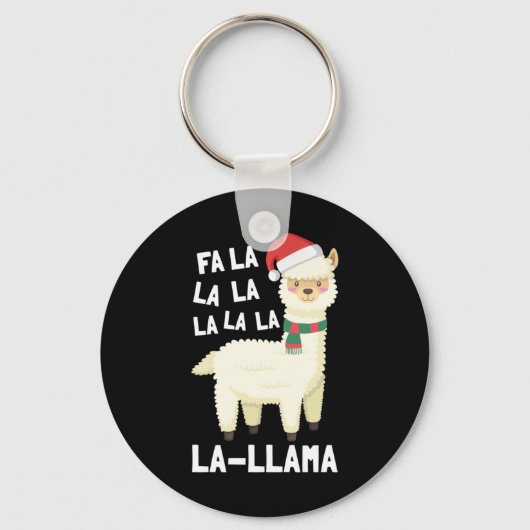 Christmas Fa La Llama Essential Schlüsselanhänger (Vorderseite)