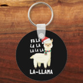 Christmas Fa La Llama Essential Schlüsselanhänger (Vorderseite)