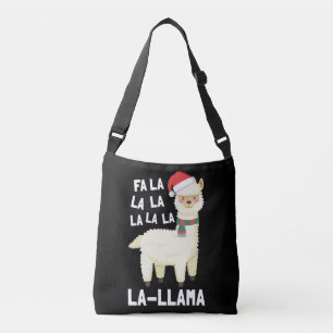 Christmas Fa La Llama Essential Tragetaschen Mit Langen Trägern
