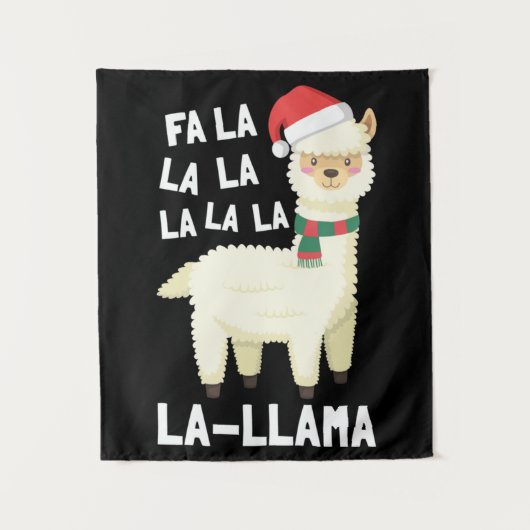 Christmas Fa La Llama Essential Wandteppich (Vorderseite)