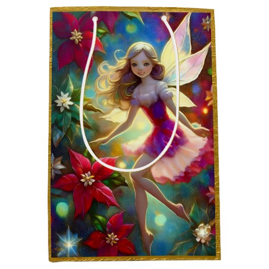 Christmas Fairy Collection - Ash Blonde Hair Mittlere Geschenktüte (Vorderseite)