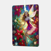 Christmas Fairy Collection - Ash Blonde Hair Ornament Aus Metall (Vorderseite links)