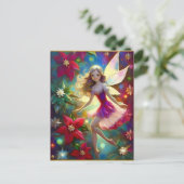 Christmas Fairy Collection - Ash Blonde Hair Postkarte (Stehend Vorderseite)
