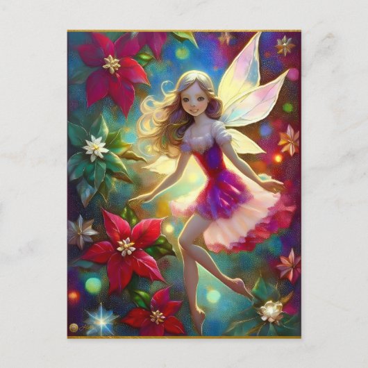 Christmas Fairy Collection - Ash Blonde Hair Postkarte (Vorderseite)