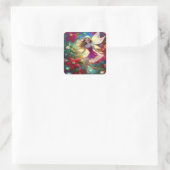 Christmas Fairy Collection - Ash Blonde Hair Quadratischer Aufkleber (Tasche)