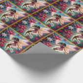 Christmas Fairy Collection - Cornrows Braids Hair Geschenkpapier (Ecke)