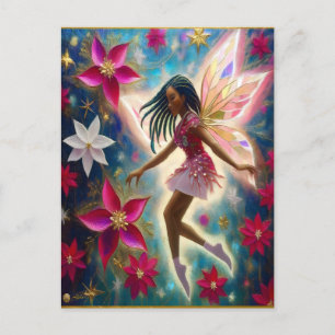 Christmas Fairy Collection - Cornrows Braids Hair Postkarte