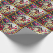 Christmas Fairy Collection - Dark Brown Hair Geschenkpapier (Ecke)