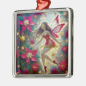 Christmas Fairy Collection - Dark Brown Hair Ornament Aus Metall (Links)