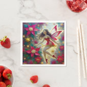 Christmas Fairy Collection - Dark Brown Hair Serviette (Beispiel)