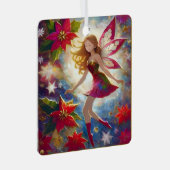 Christmas Fairy Collection - Ginger Hair Ornament Aus Metall (Vorderseite Rechts)
