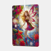 Christmas Fairy Collection - Ginger Hair Ornament Aus Metall (Vorderseite links)