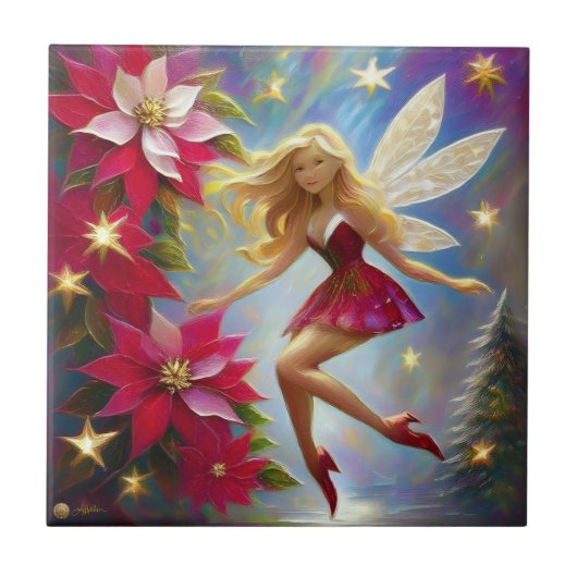 Christmas Fairy Collection - Honey Blonde Hair Fliese (Vorderseite)