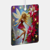 Christmas Fairy Collection - Honey Blonde Hair Ornament Aus Metall (Vorderseite Rechts)