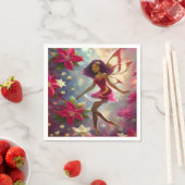 Christmas Fairy Collection Plum Tint Natural Hair Serviette (Beispiel)