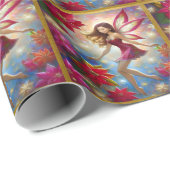 Christmas Fairy Collection - Reddish Brown Hair Geschenkpapier (Rolleneckpunkt)