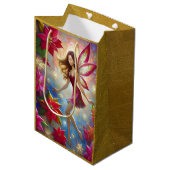 Christmas Fairy Collection - Reddish Brown Hair Mittlere Geschenktüte (Vorderseite Schrägansicht)