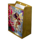 Christmas Fairy Collection - Reddish Brown Hair Mittlere Geschenktüte (Rückseite Schrägansicht)
