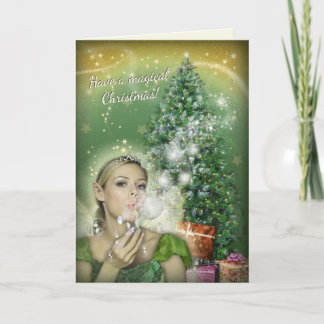 Christmas Fairy Feiertagskarte