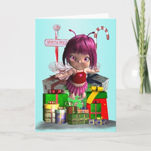 Christmas Fairy Feiertagskarte (Vorderseite)