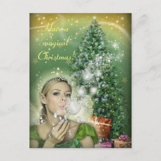 Christmas Fairy Feiertagspostkarte