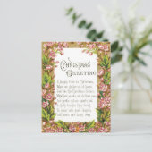 Christmas Fairy Gruß Feiertagspostkarte (Stehend Vorderseite)