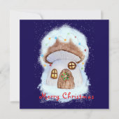 Christmas fairy house feiertagskarte (Vorderseite)