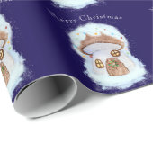 Christmas fairy house geschenkpapier (Rolleneckpunkt)