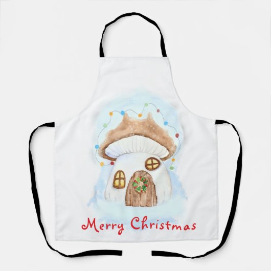 Christmas fairy house schürze (Vorderseite)