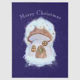 Christmas fairy house seidenpapier