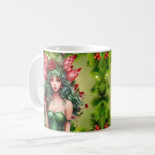 Christmas Fairy Kaffeetasse (Vorderseite Links)