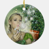 Christmas Fairy Keramik Ornament (Hinten)