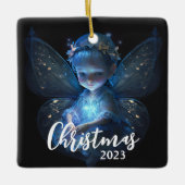 Christmas Fairy Keramikornament (Vorderseite)