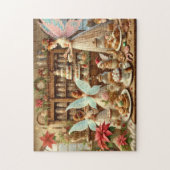 Christmas Fairy Kitchen Holiday Baking Fairies Puzzle (Vertikal)