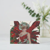 Christmas Fairy Postcard Feiertagspostkarte (Stehend Vorderseite)