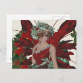 Christmas Fairy Postcard Feiertagspostkarte (Vorne/Hinten)