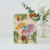 Christmas Fairy Postcard Feiertagspostkarte (Stehend Vorderseite)