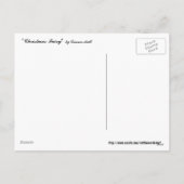 Christmas Fairy Postcard Feiertagspostkarte (Rückseite)