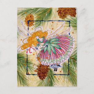 Christmas Fairy Postcard Feiertagspostkarte